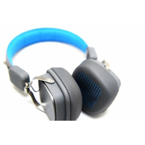 REMAX Επαναφορτιζόμενα Ακουστικά Bluetooth RB-200HB με μικρόφωνο - Γκρι/Μλπε