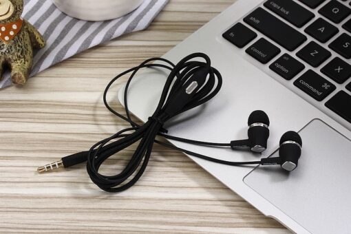 Ακουστικά ELMCOEI EV150 σε μαύρο χρώμα