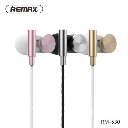 REMAX RM 530 Μεταλλικά HI-FI Ακουστικά, σε χρυσό χρώμα