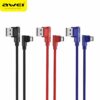 Καλώδιο δεδομένων USB Awei CL-56 1.2m (κόκκινο)