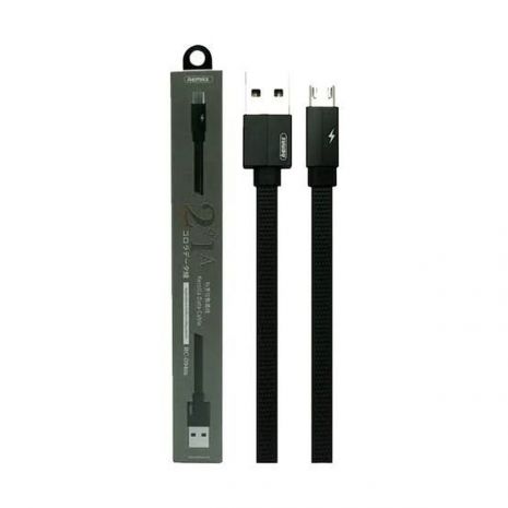 Remax Kerolla Καλώδιο Micro USB Γρήγορης φόρτισης και μεταφοράς δεδομένων RC-094m 1m, σε μαύρο χρώμα