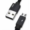 Remax Kerolla Καλώδιο Micro USB Γρήγορης φόρτισης και μεταφοράς δεδομένων RC-094m 1m, σε μαύρο χρώμα