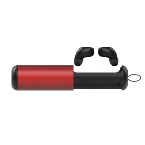 Ασύρματα Bluetooth Ακουστικά με Βάση Φόρτισης Awei T5, σε κόκκινο χρώμα