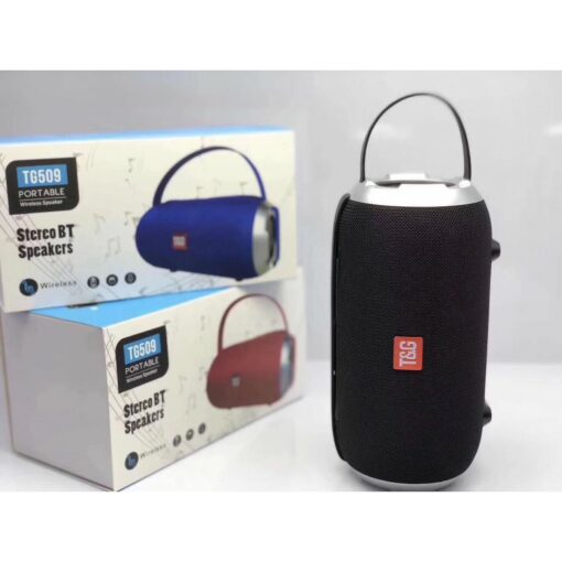 Ασύρματο Ηχείο Bluetooth T&G TG-509 BIG Wireless 10W, σε γκρι/γαλάζιο χρώμα