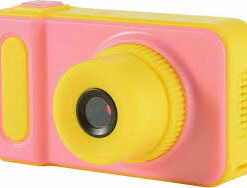 Μίνι Ψηφιακή Φωτογραφική Μηχανή Για Παιδιά Ροζ TD-KD001, σε ροζ/κίτρινο χρώμα