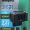 Remax (RP-U32) Φορτιστής Kooker Series Με 3 Θύρες USB 2.4A, σε μαύρο χρώμα