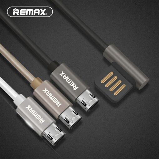 Καλώδιο φόρτισης USB Micro 1m Emperor RC-054m REMAX, σε ασημί χρώμα