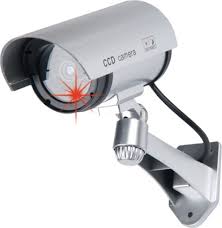 Dummy IR LED Camera (Ομοίωμα κάμερας ) 07963 GRUNDIG, σε ασημί χρωμα
