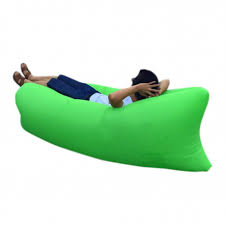 Φουσκωτό Στρώμα & Κάθισμα Ξαπλώστρα Lazy Bag Inflatable Air Sofa 255CM, σε πράσινο χρώμα