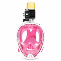 Μάσκα Θαλάσσης Ninja Full Face Free Breath Mask L/XL, σε ροζ χρώμα
