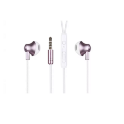 Handsfree Ακουστικά Remax RM-711, σε ροζ χρώμα