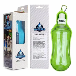 Μπουκάλι Νερού Ταξιδίου για Κατοικίδια με Μπολ 500ml – Travel Waterer Πράσινο Χρώμα
