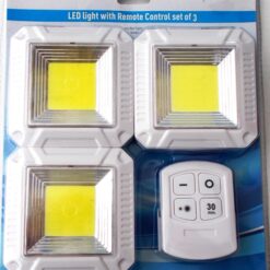 LED Φώτα Οροφής με Τηλεχειριστήριο 3 τεμάχια