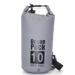 Ocean Pack Στεγανός Σάκος Ώμου με Χωρητικότητα 10 Λίτρων Γκρι Χρώμα