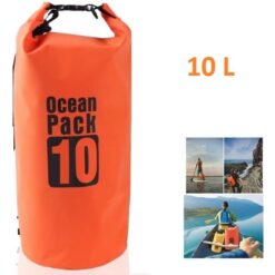 Ocean Pack Στεγανός Σάκος Ώμου με Χωρητικότητα 10 Λίτρων Πορτοκαλί Χρώμα