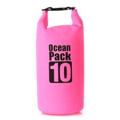 Ocean Pack Στεγανός Σάκος Ώμου με Χωρητικότητα 10 Λίτρων Ροζ Χρώμα