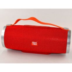 Επαναφορτιζόμενο αδιάβροχο ηχείο με σύνδεση Bluetooth T&G TG109, σε κόκκινο χρώμα