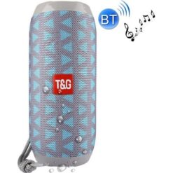 Φορητό Ασύρματο Ηχείο Bluetooth T&G TG-117, σε γαλάζιο/γκρι χρώμα