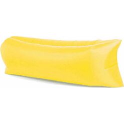 Φουσκωτό Στρώμα & Κάθισμα Ξαπλώστρα Lazy Bag Inflatable Air Sofa 230CM, σε κίτρινο χρώμα