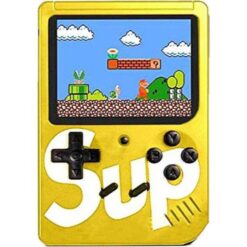 Ρετρό κονσόλα Sup Game box 400 in 1 Plus, σε κίτρινο χρώμα
