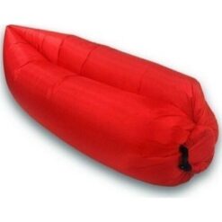 Φουσκωτό Στρώμα & Κάθισμα Ξαπλώστρα Lazy Bag Inflatable Air Sofa 210CM, σε κόκκινο χρώμα