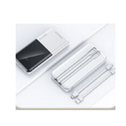 Powerbank εξωτερική μπαταρία με φακό AWEI P40K 10.000mAh, σε λευκό χρώμα