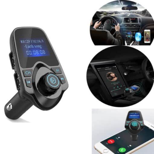 Car Fm Transmitter T11 Αυτοκινήτου USB, SD, AUX Bluetooth Ανοιχτής Ακρόασης + Φορτιστής USB