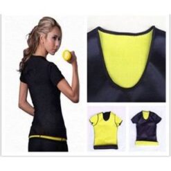 Γυναικεία μπλούζα κοντομάνικη εφίδρωσης και αδυνατίσματος από Neoprene ΟΕΜ GL-52908 Hot Shapers, σε XXL μέγεθος