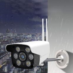 Αδιάβροχη Ασύρματη Κάμερα IP – WiFi – Νυχτερινή Λήψη – FHD 1080p – Tracking Ανιχνευτή Κίνησης – Ειδοποίηση στο Κινητό – Mic – Ηχείο (Ενδοεπικοινωνία Μωρού) – OEM