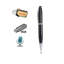 Safest CM-004 Κρυφό Καταγραφικό Ήχου Στυλό Spy Recorder με Ανίχνευση Ήχου (8GB)