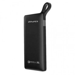 Power Bank Awei P43K Φορητός Φορτιστής Fast Charging High Capacity USB/USB Type-C Θύρες 10000mAh