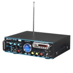 Ψηφιακό Ηχοσύστημα Καραόκε 12V-220V MP3 Player με σύνδεση Bluetooth και USB με τηλεχειριστήριο, BT-339A - Aria Trade