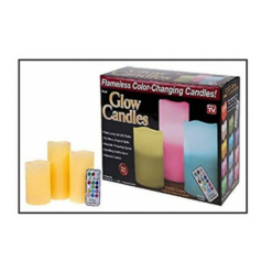 Διακοσμητικό φωτιστικό Glow Candles – Flameless Color-Changing Candles