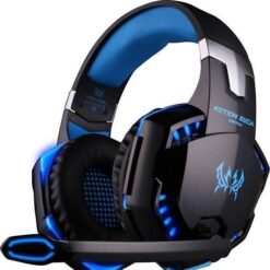 Επαγγελματικά gaming ακουστικά για βιντεοπαιχνίδια - Kotion Each Headset G2000, σε μπλε χρώμα