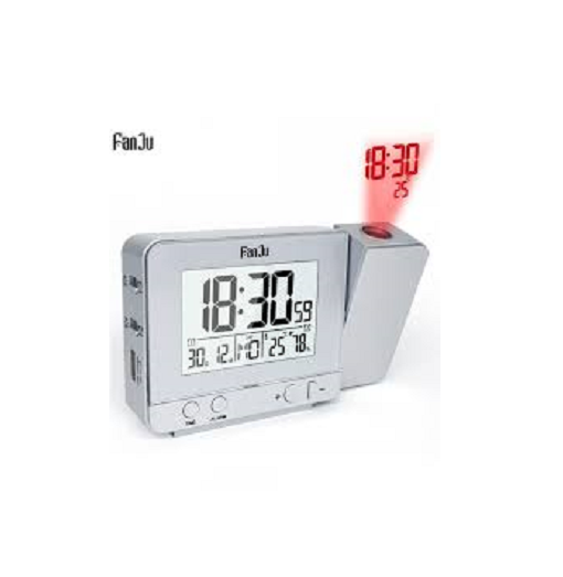 Ρολόι Ξυπνητήρι FanJu FJ3531 Projection Alarm Clock, σε λευκό χρώμα G