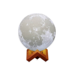 Ασύρματη λάμπα 3D σε σχήμα σελήνης 17 εκ. - 3D Moon Lamp