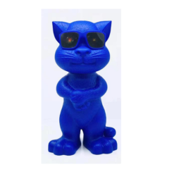 Ασύρματο ηχείο bluetooth γάτα - OEM CH-M39, σε μπλε χρώμα