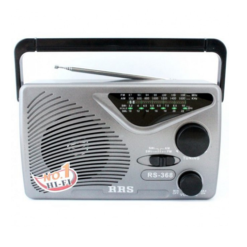 Φορητό αναλογικό ραδιόφωνο σε γκρι χρώμα FM/AM – ΟΕΜ RRS RS-368