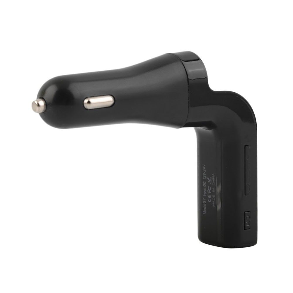 Φορτιστής CARG7 με FM Transmitter και Bluetooth, σε μαύρο χρώμα G for