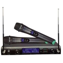 Επαγγελματική Συσκευή Karaoke UHF Με Δύο Ασύρματα Μικρόφωνα - WVNG WG-4000