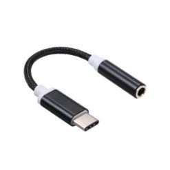 Αντάπτορας Ήχου USB Type-C σε Audio Jack 3.5mm AUX Foyu FO-S042T – Μαύρο