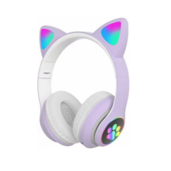 Ασύρματα ακουστικά - Cat Headphones - STN28 - 000008 - Μωβ