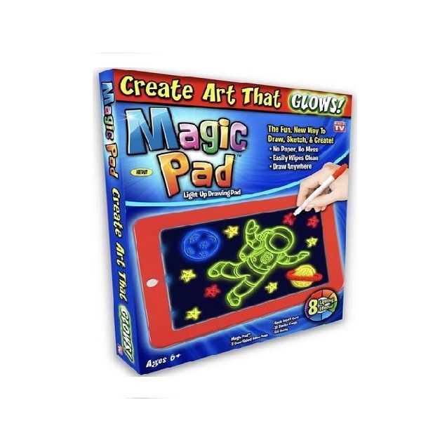 3D Magic Sketchpad, Φορητός Πίνακας Ζωγραφικής Glow Drawing Pad