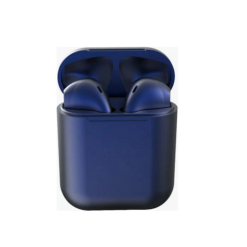 i12 Touch Earbud Bluetooth Handsfree Μπλε