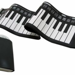 ANDOWL Keyboard Ευλύγιστο Πιάνο Αφής με 49 Πλήκτρα σε Μαύρο Χρώμα