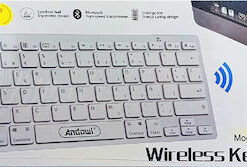 Q-901 Andowl Wireless Keybaoad White (English Keyboard)