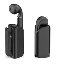K60 Earbud Bluetooth Handsfree Ακουστικό με Θήκη Φόρτισης Μαύρο