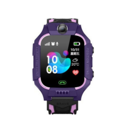 Παιδικό Smartwatch με Καουτσούκ/Πλαστικό Λουράκι Μωβ Q19 118401319/purple