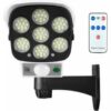 KBS Ψεύτικη Κάμερα Παρακολούθησης Τύπου Bullet Λευκή με Αισθητήρα Κίνησης & Φωτισμό LED & Χειριστήριο HS-V79