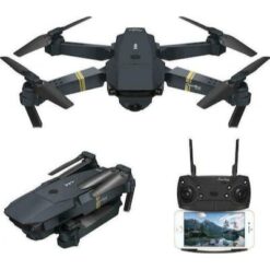 Μικρό Αναδιπλόμενο Και Επαναφορτιζόμενο Drone με Τηλεχειστήριο Μαύρο OEM-998Pro
